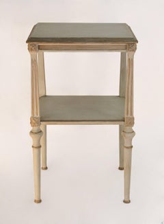 Vintage Neoclassical Two-Shelf Nightstand