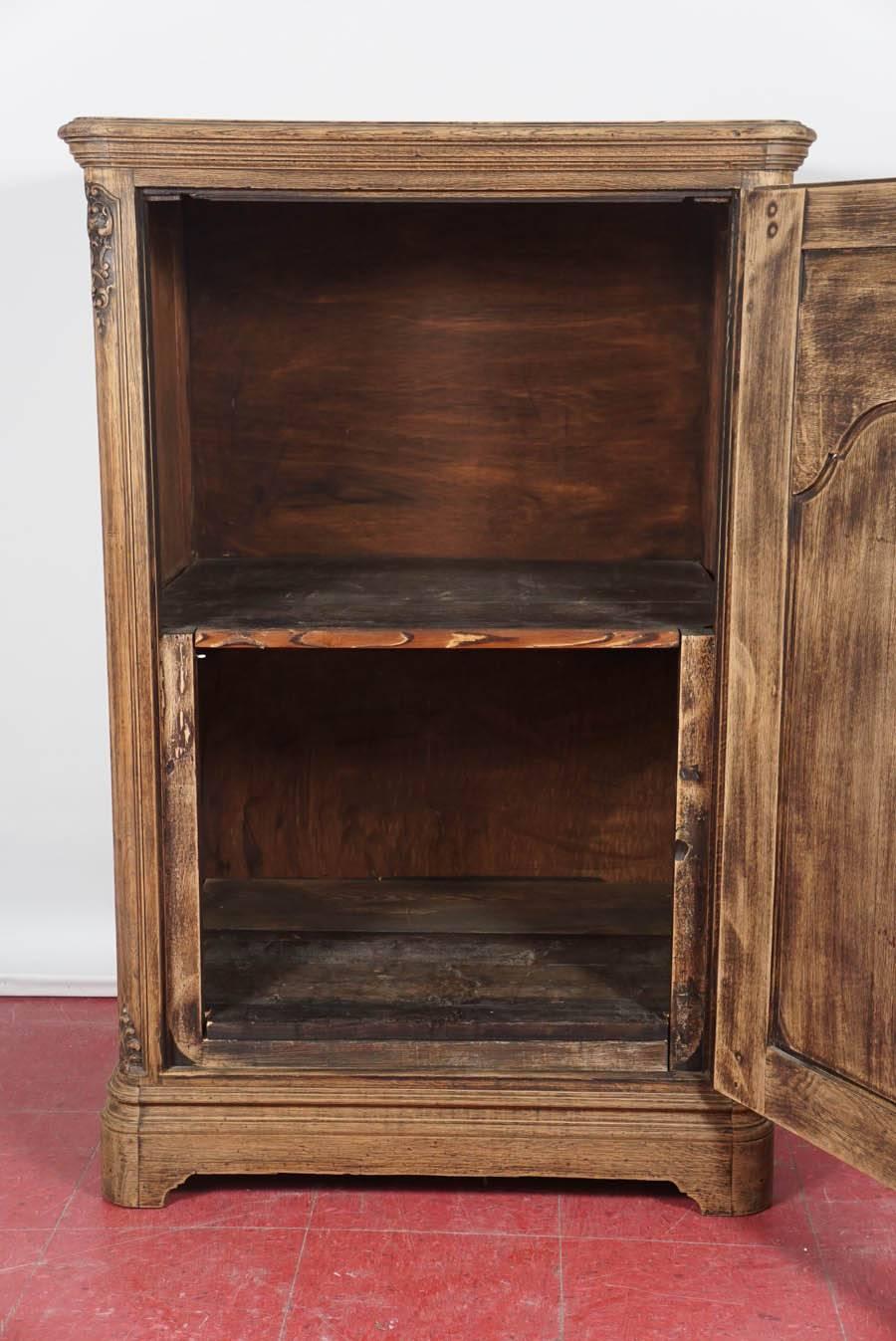 Bronze 19th Century French Oak Cabinet