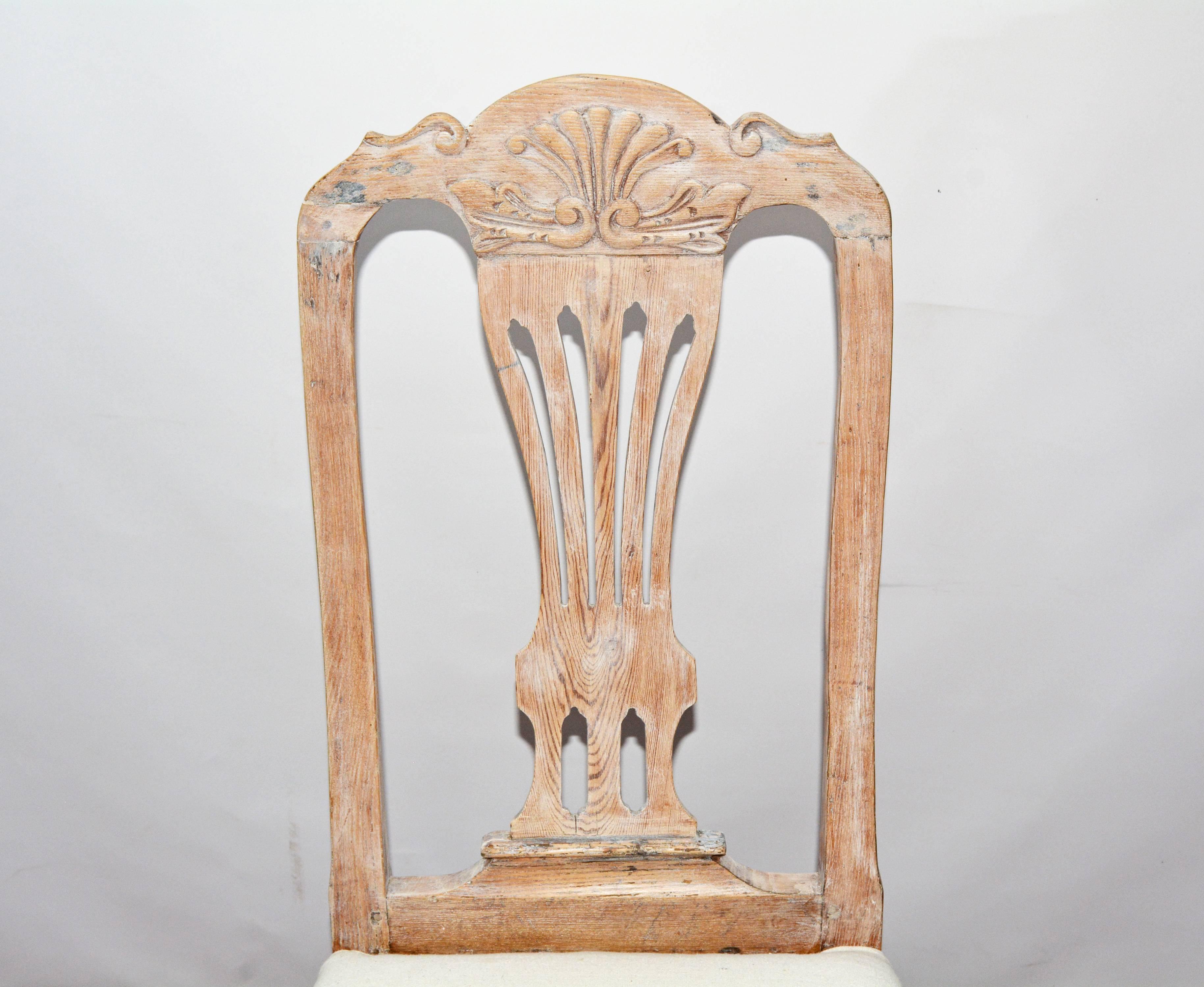 Gustavian Style Desk or Dining Chair In Good Condition For Sale In Sheffield, MA
