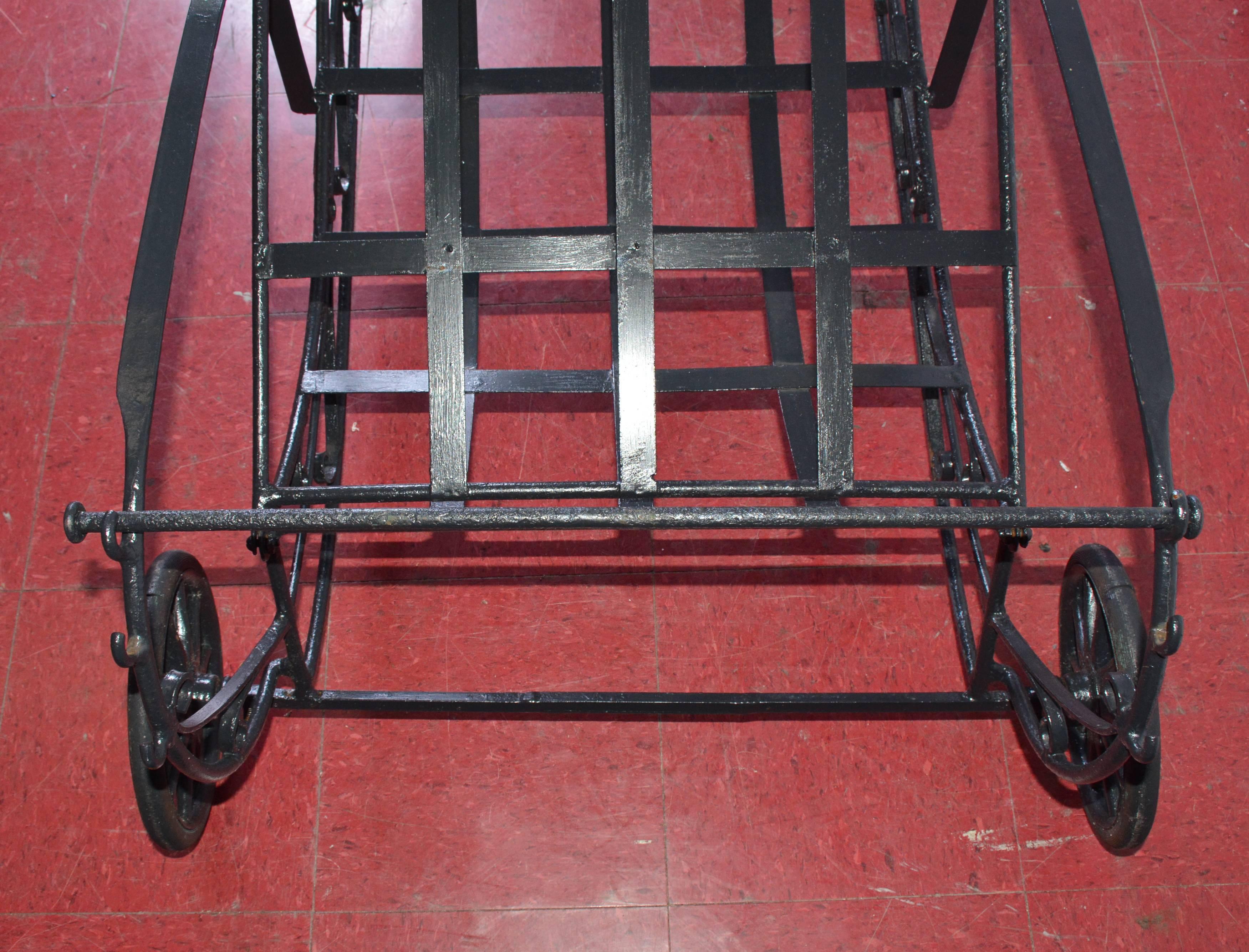 Vintage Wrought Iron Chaise Longue (20. Jahrhundert)