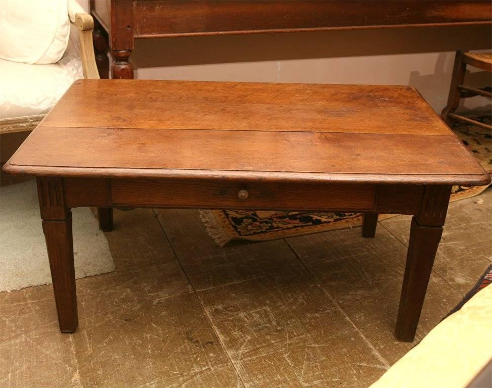 Louis Philippe Rustic French Country Coffee Table