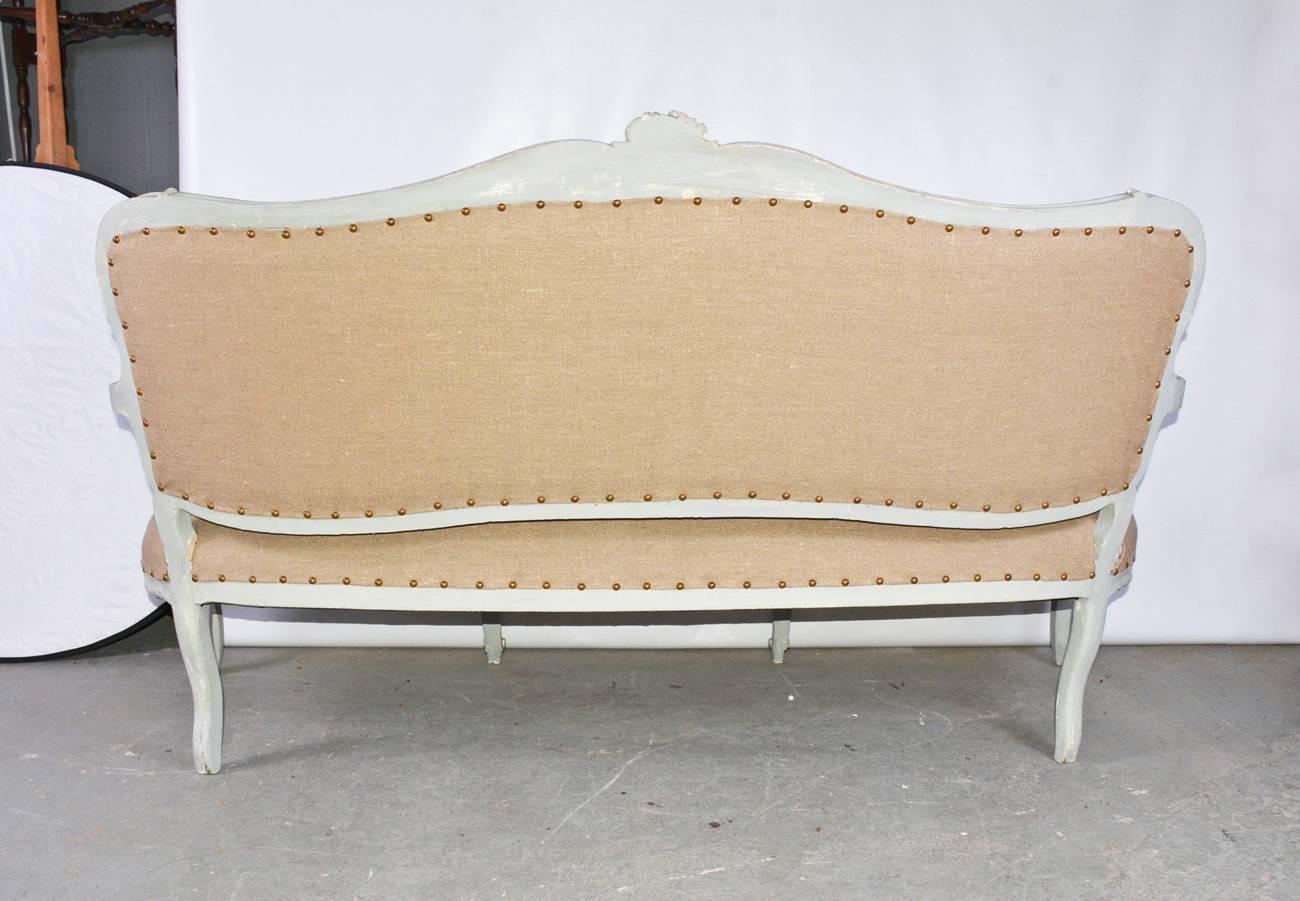 Sillón Luis XV del siglo XIX en Bueno estado para la venta en Sheffield, MA