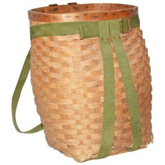 Antique French Picnic Basket