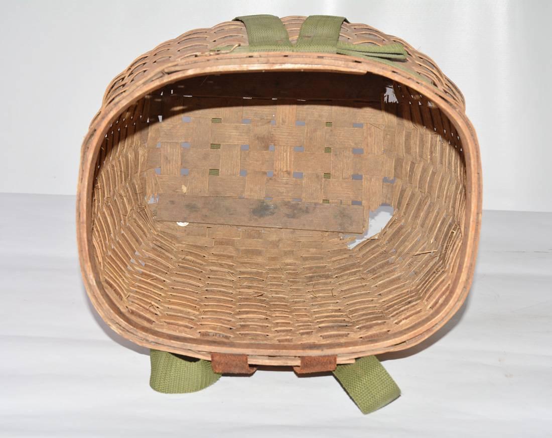Wicker Antique French Picnic Basket