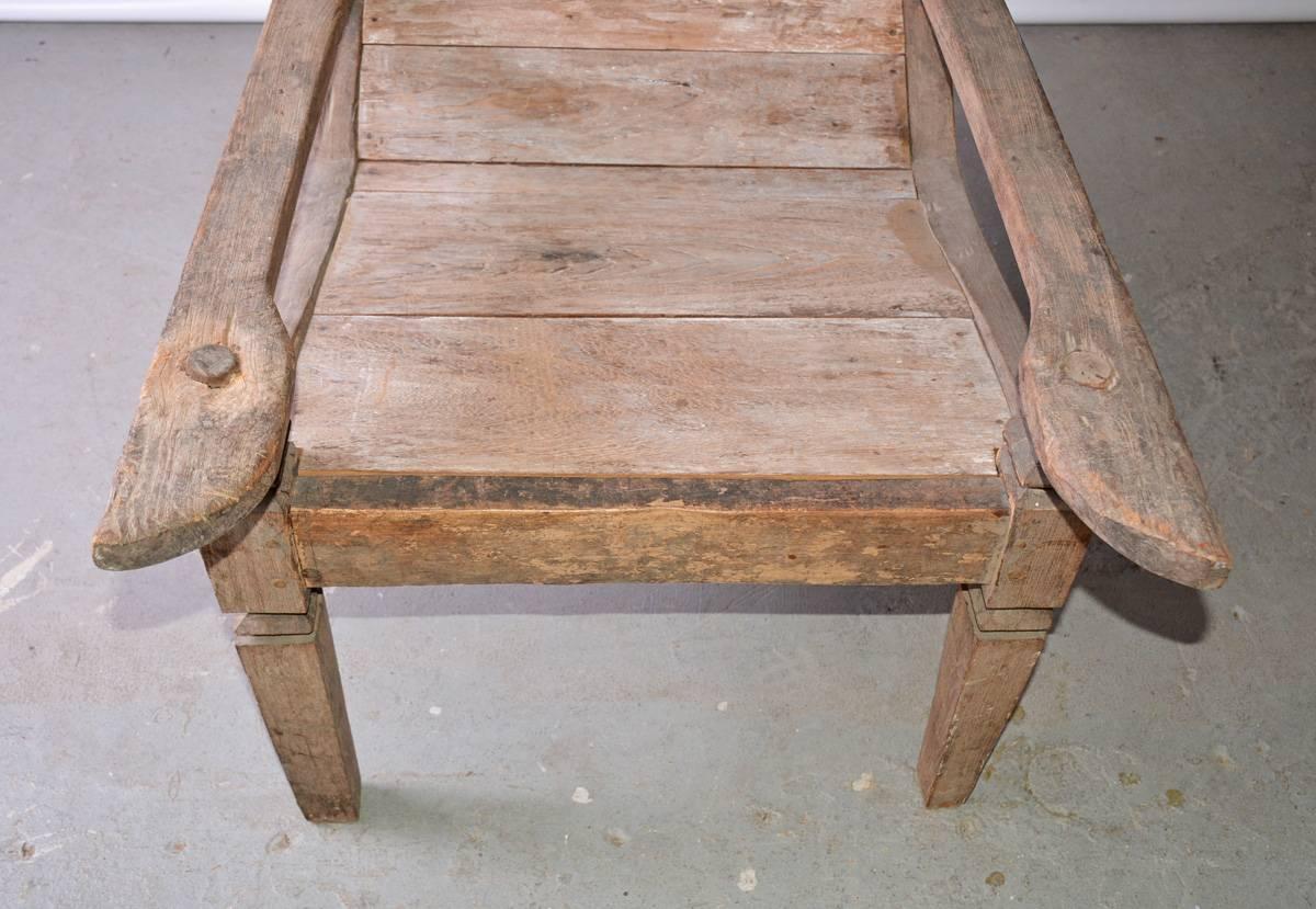 Anglo Indian Teak Plantation Chair 1