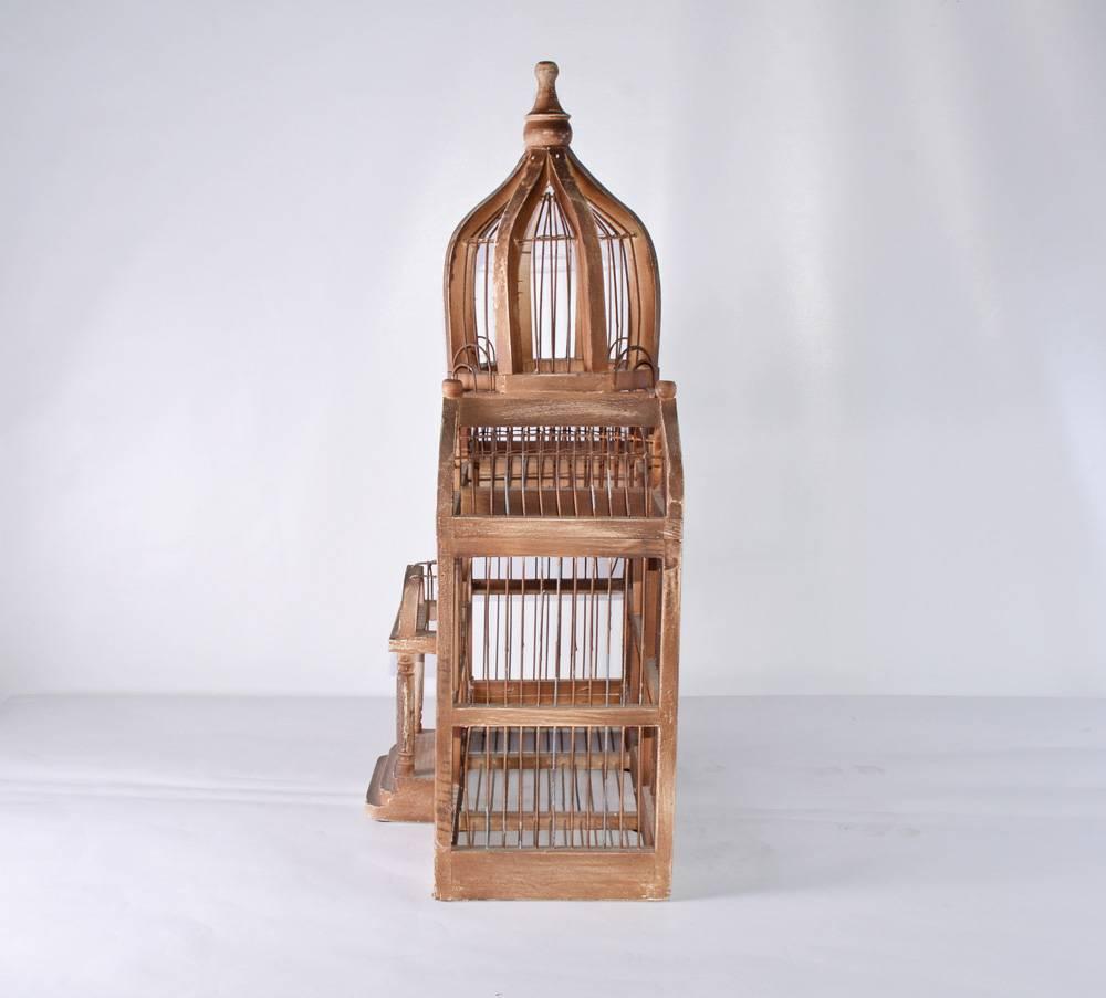 Neoclassical Antique Architectural Bird Cage