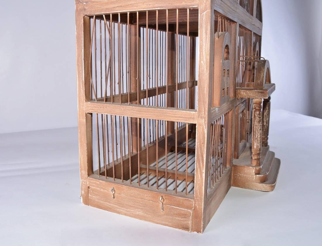 19th Century Antique Architectural Bird Cage