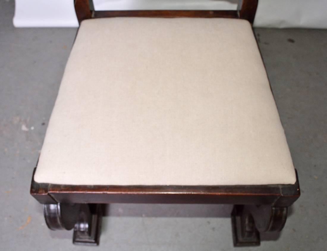 Pair of Antique Jacobean-Revival Side Chairs In Good Condition In Sheffield, MA