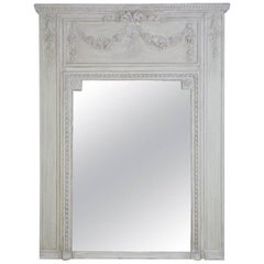 Antique French Neoclassical Mantel Mirror (Specchio da camino)