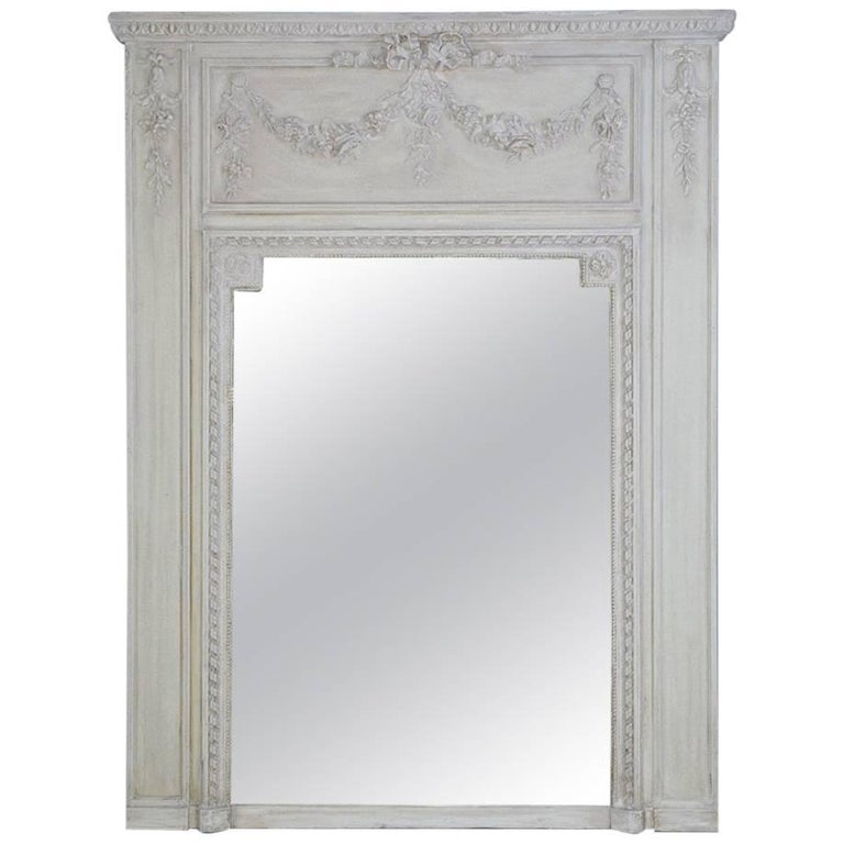 Antique French Neoclassical Mantel Mirror at 1stDibs french mantel mirror