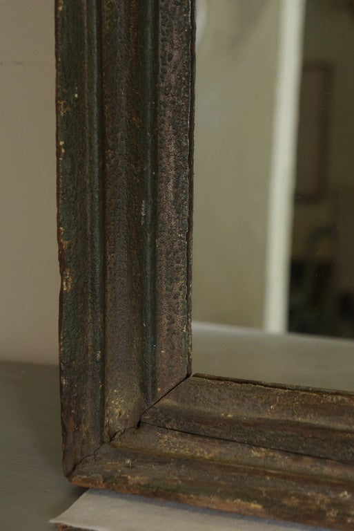 19th Century Carved Trumeau Mirror