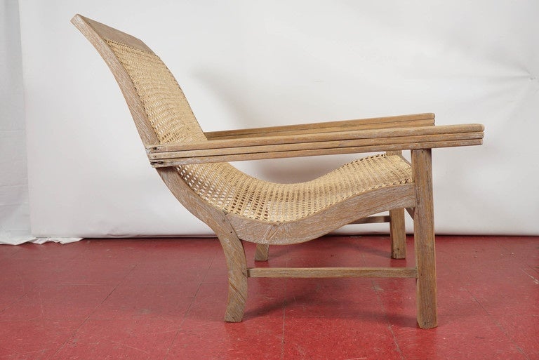 British Colonial 19th Century Anglo-Indian Plantation Chair