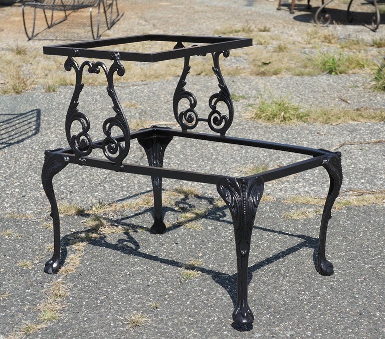 Vintage Outdoor Porch Lounge Chairs Matching Table At 1stdibs