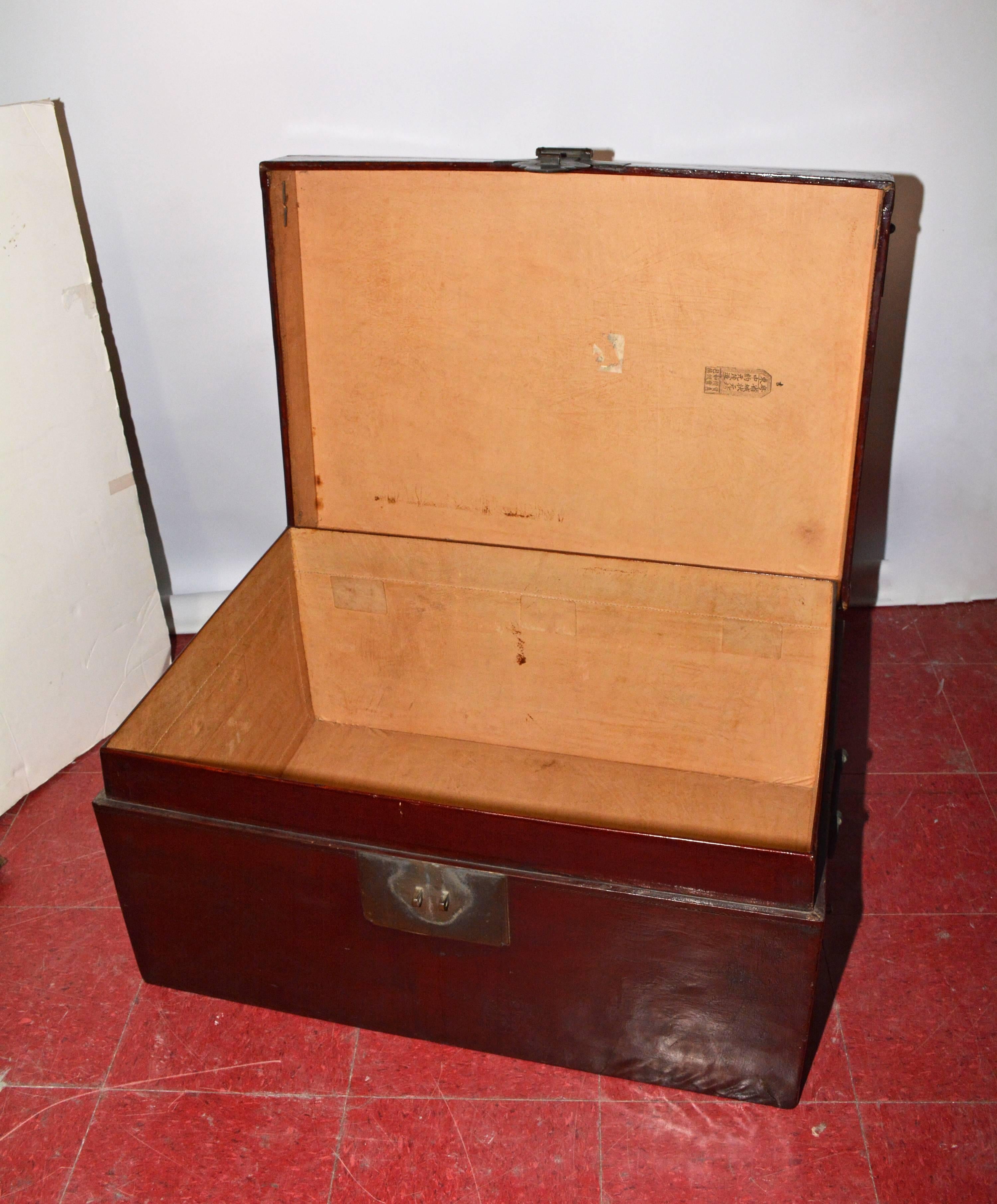 antique chinese trunk