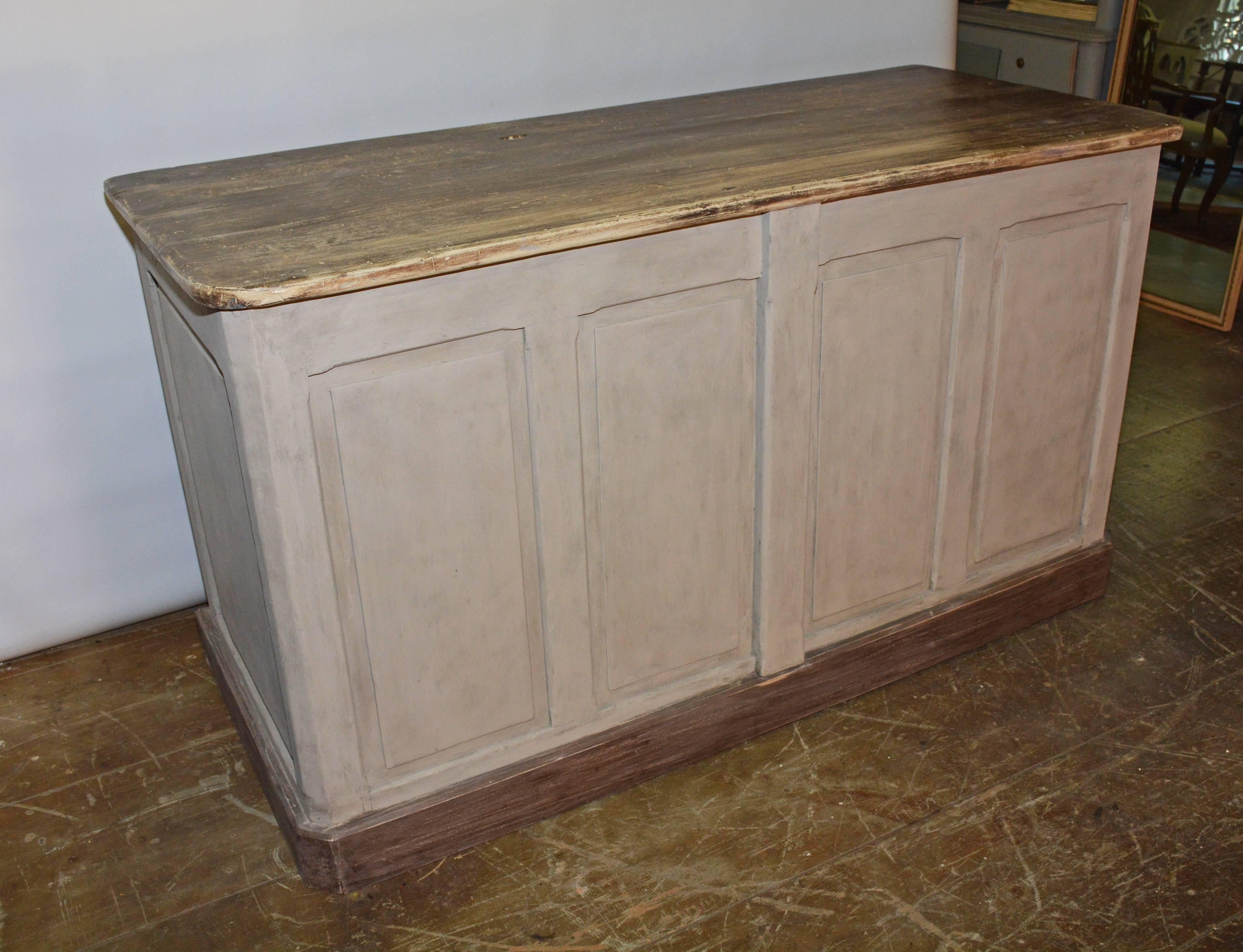 antique french shop counter