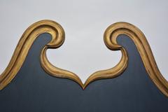 Vintage Venetian-Style King-Size Headboard