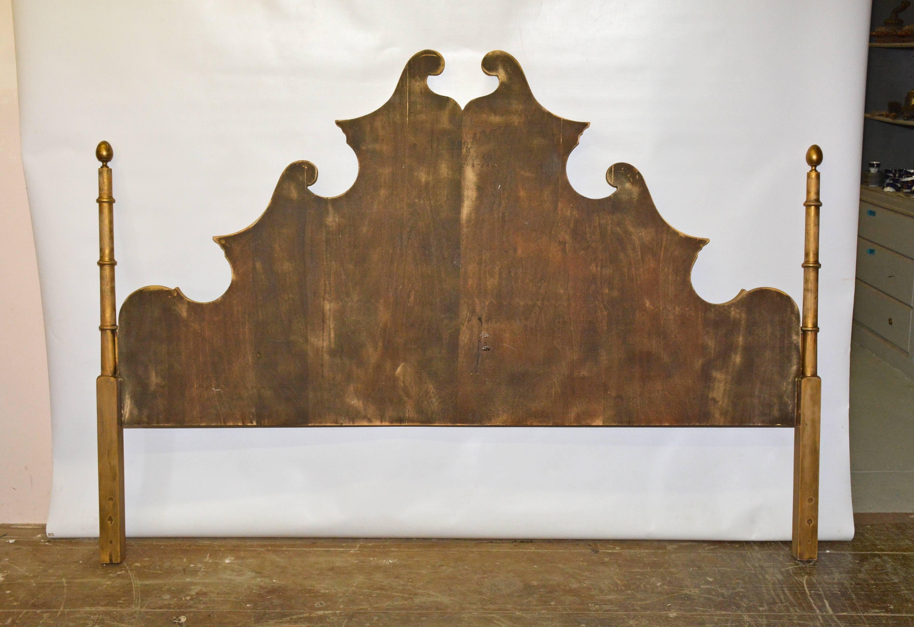 20th Century Vintage Venetian-Style King-Size Headboard