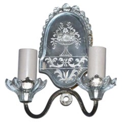 Applique murale à miroir