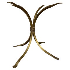 Gold Gilt Metal Garden Dining Table Base