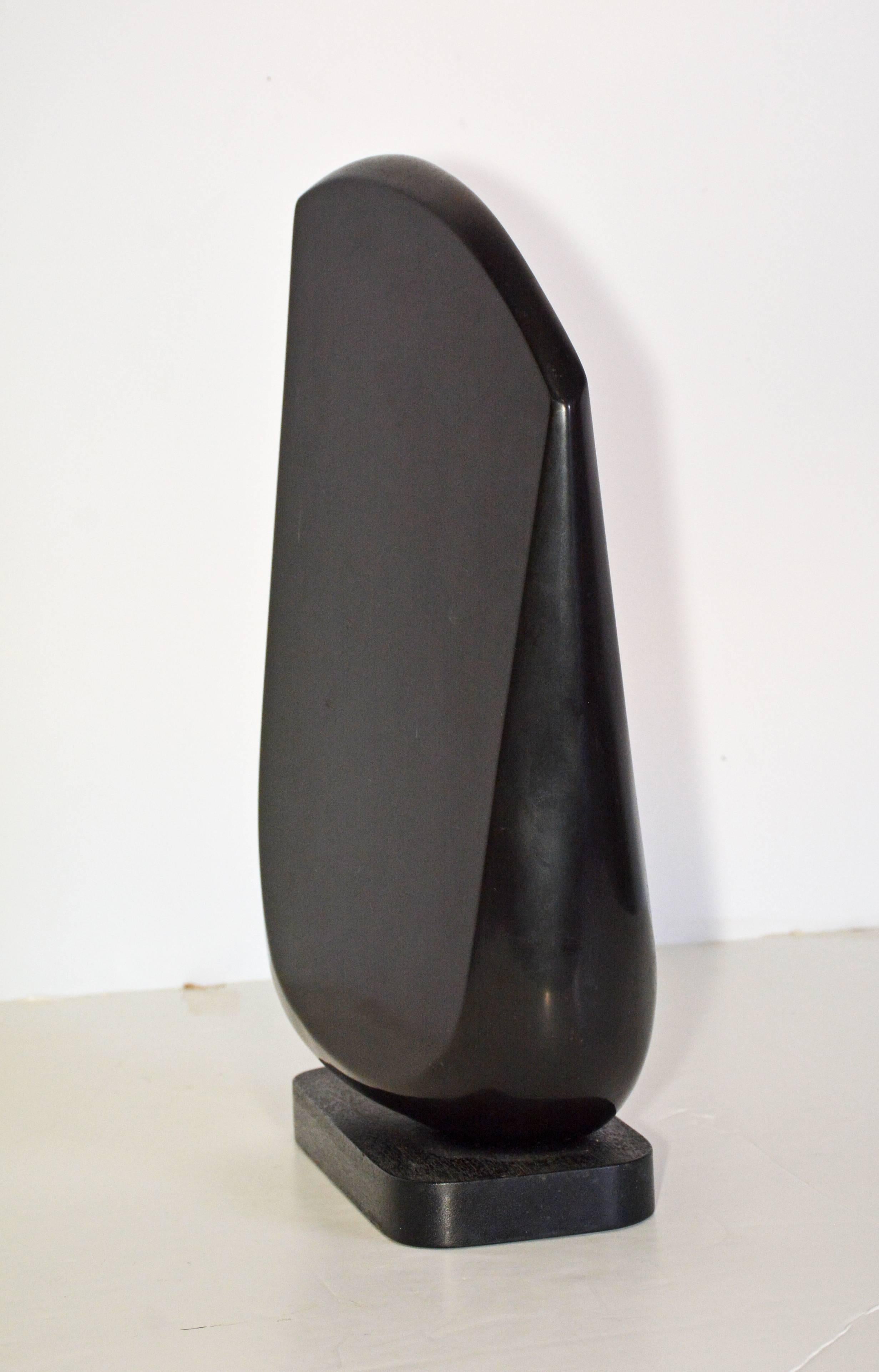Unknown Contemporary Black Marble Sculpture