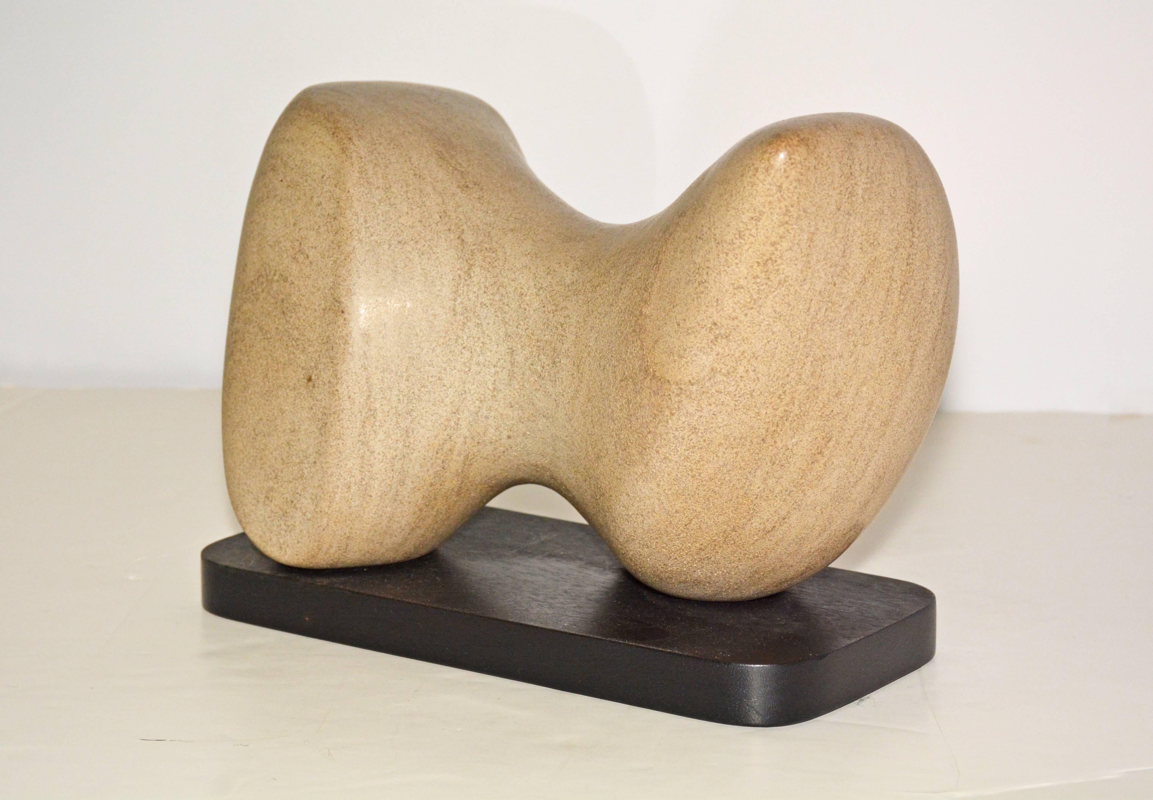 Organic Modern Contemporary Brown Marble Sculpture