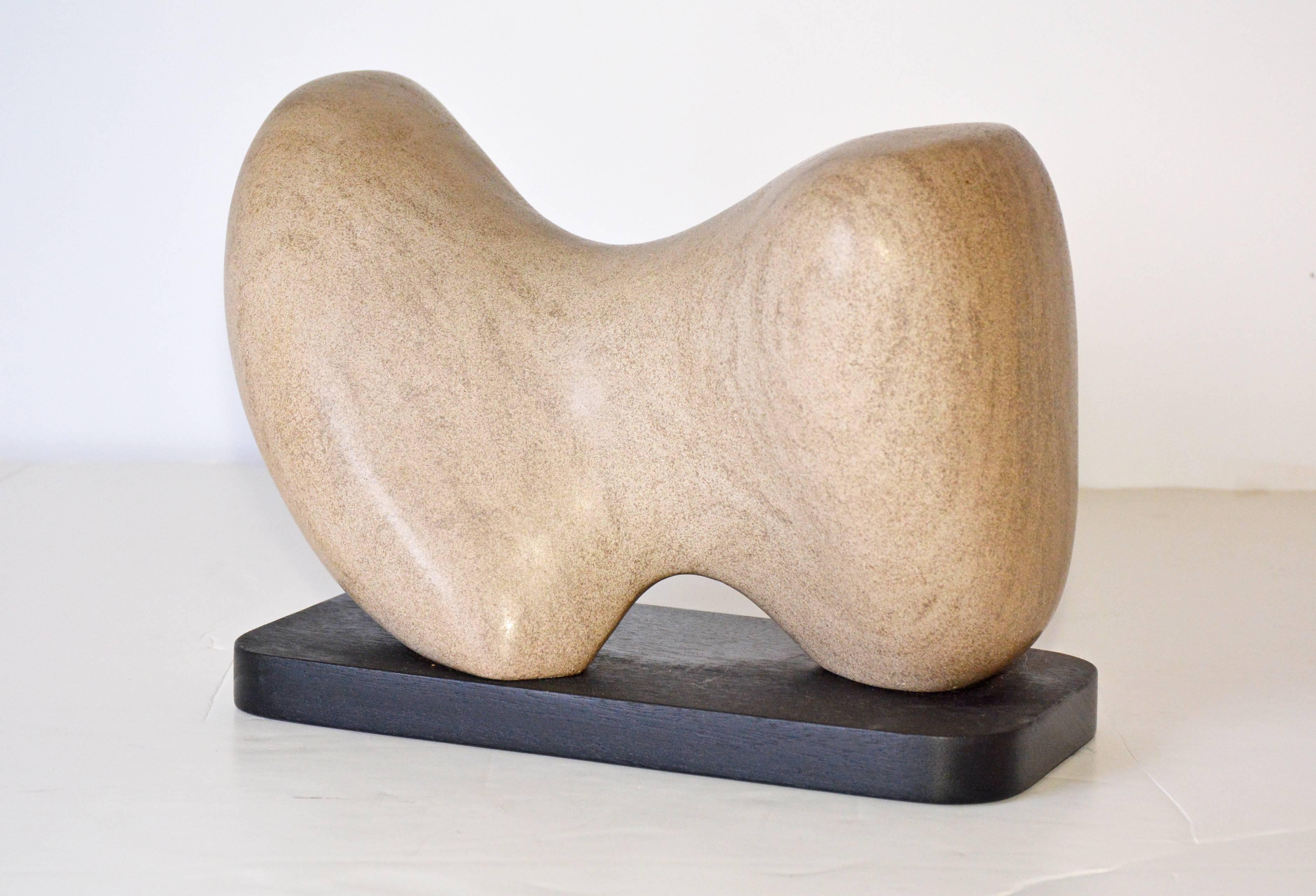American Contemporary Brown Marble Sculpture