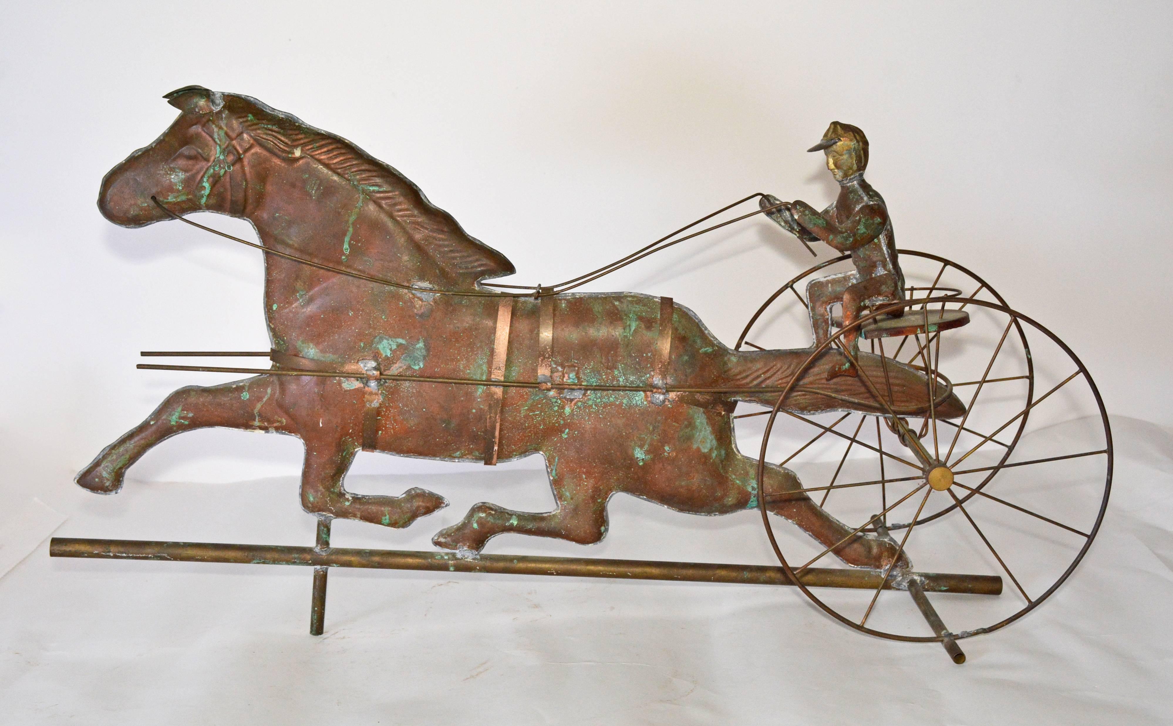 antique horse weathervanes