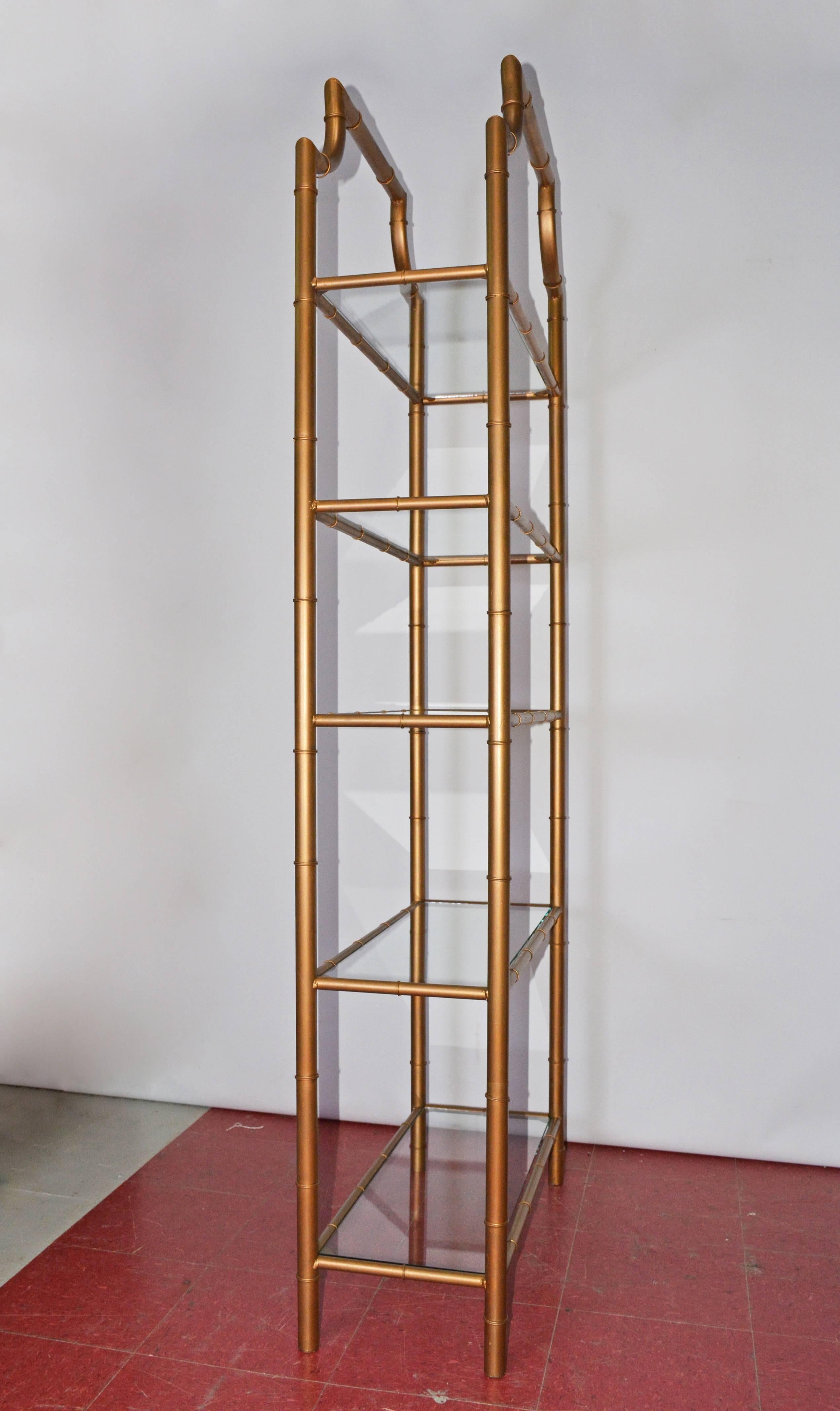 Other Chinese Chippendale Faux Bamboo Etagere