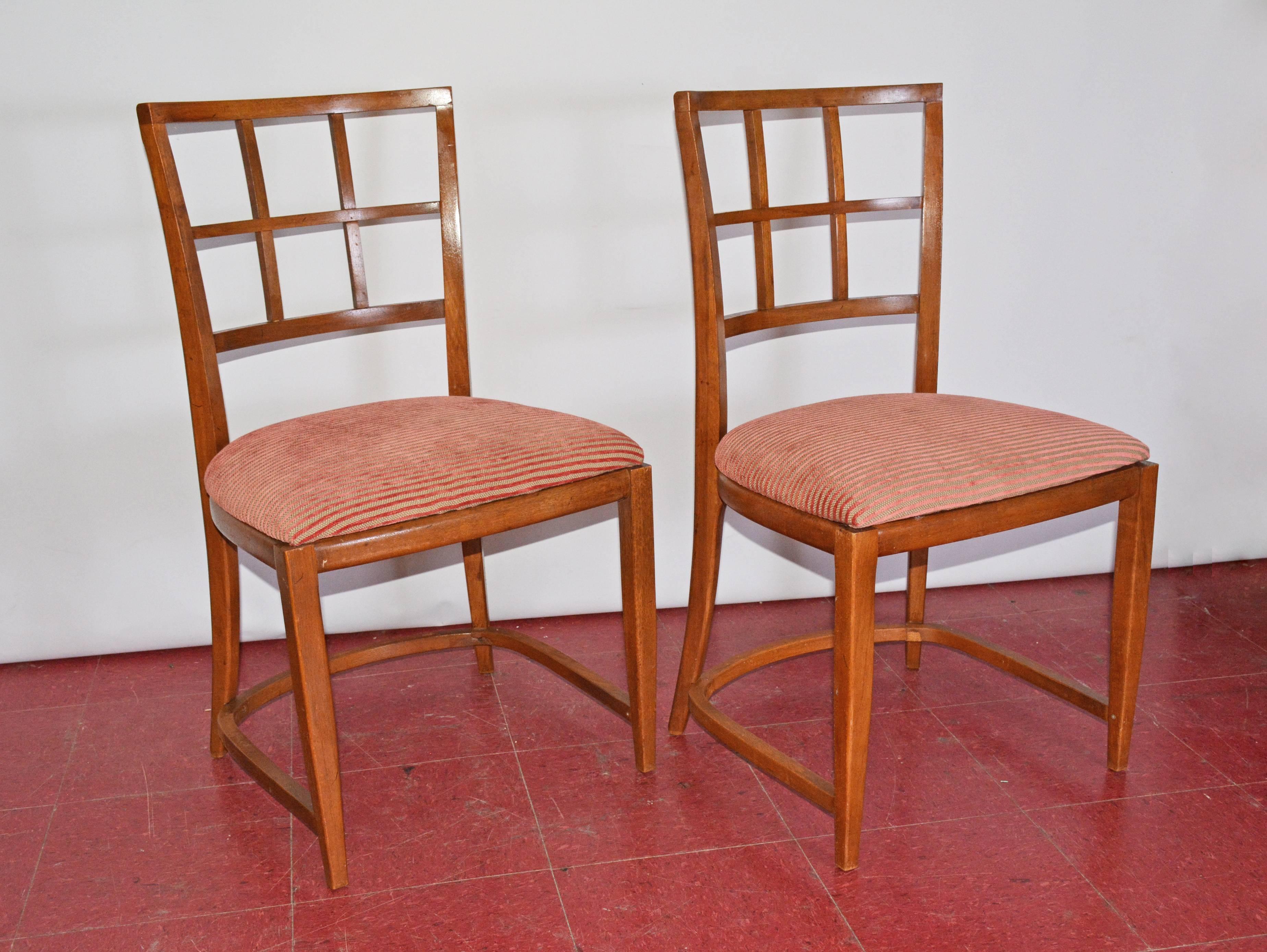 Four Art Deco Dining Chairs In Good Condition In Sheffield, MA