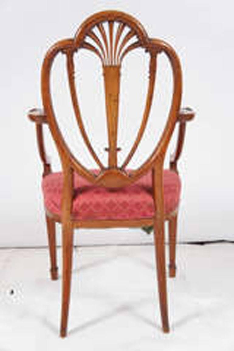 19th Century Hepplewhite Armchair For Sale