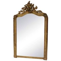 19th Century Rococo Gilt Mantel Mirror 3