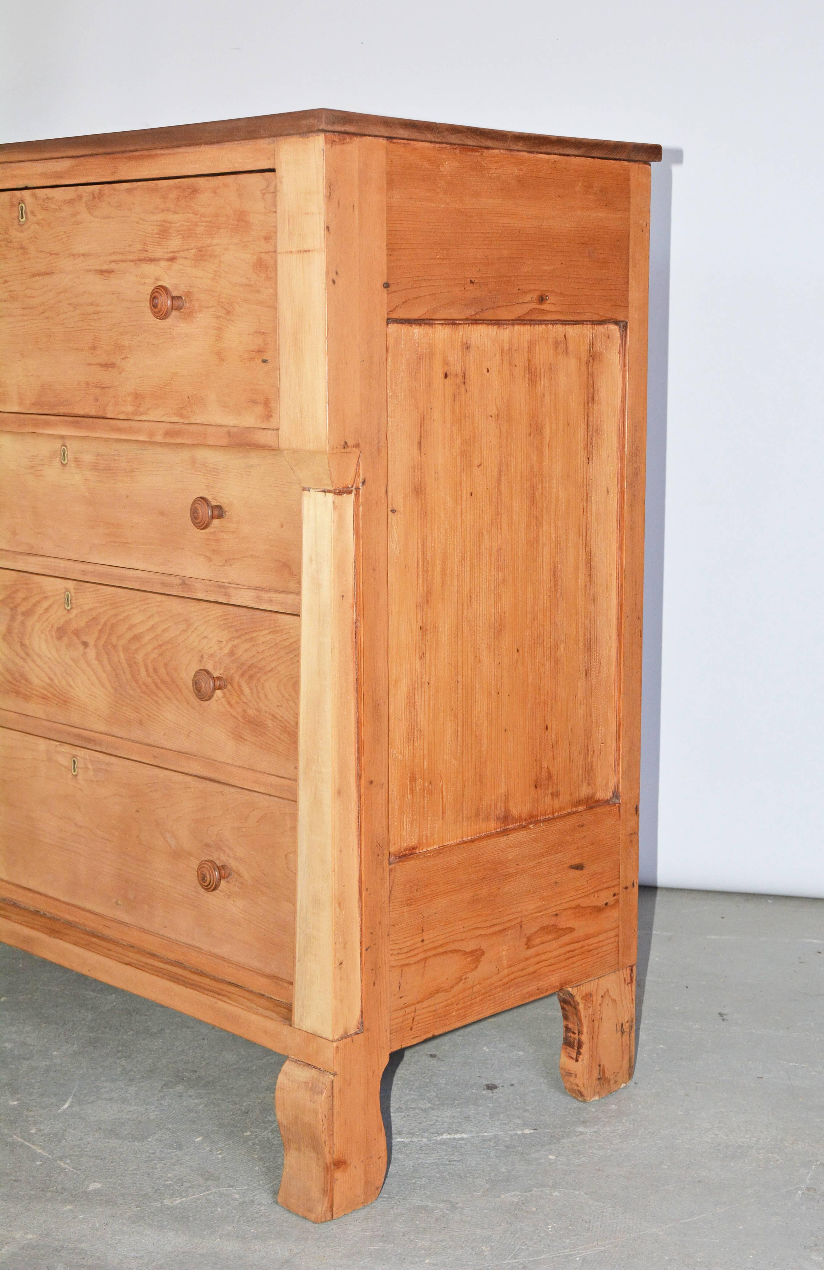 19th Century American Empire Style Chest of Drawers