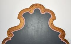 Venetian-Style Painted Single Head Boards, Pair
