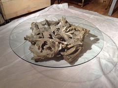 Mid-Century Driftwood Coffee Table