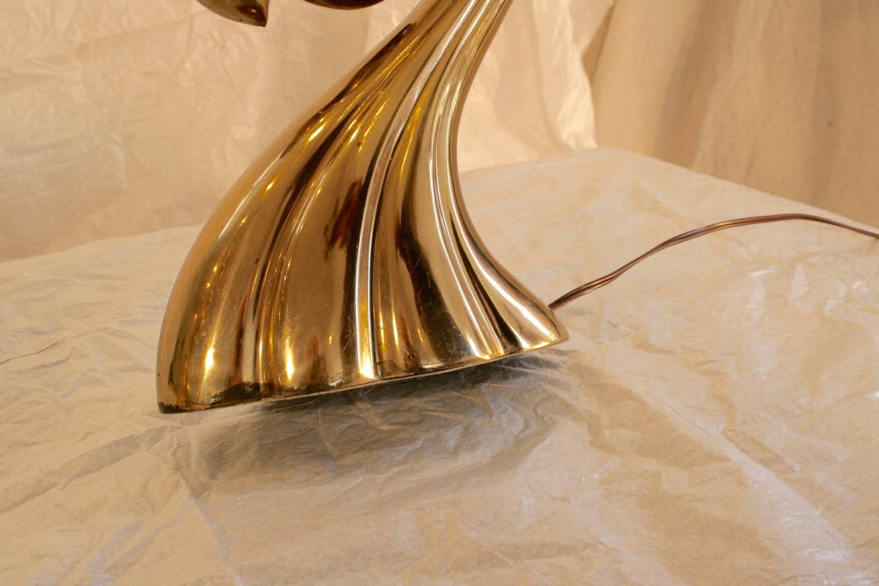 Pair of Vintage Brass Pierre Cardin Lamps 1