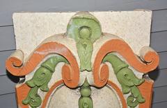 Antique Painted Cartouche