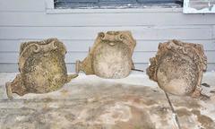 Three Antique Stone Architectural Elements
