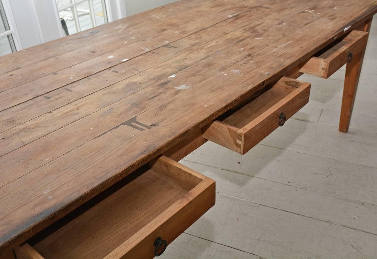 Antique American Country Harvest Table at 1stDibs antique harvest