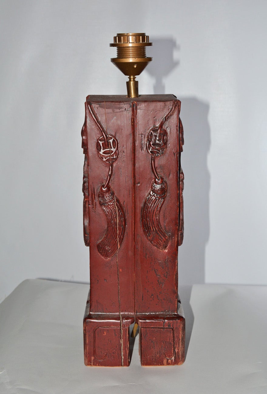 oriental wooden lamp bases