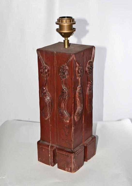 oriental wooden lamp bases