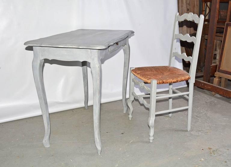 Vintage Country French Dressing Table And Chair For Sale At 1stdibs