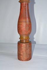 Antique Wood Spindle Table Lamp