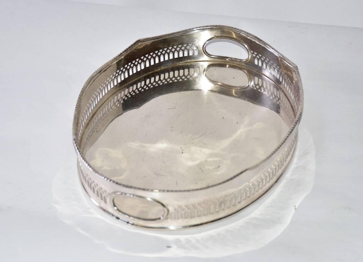 silver gallery tray