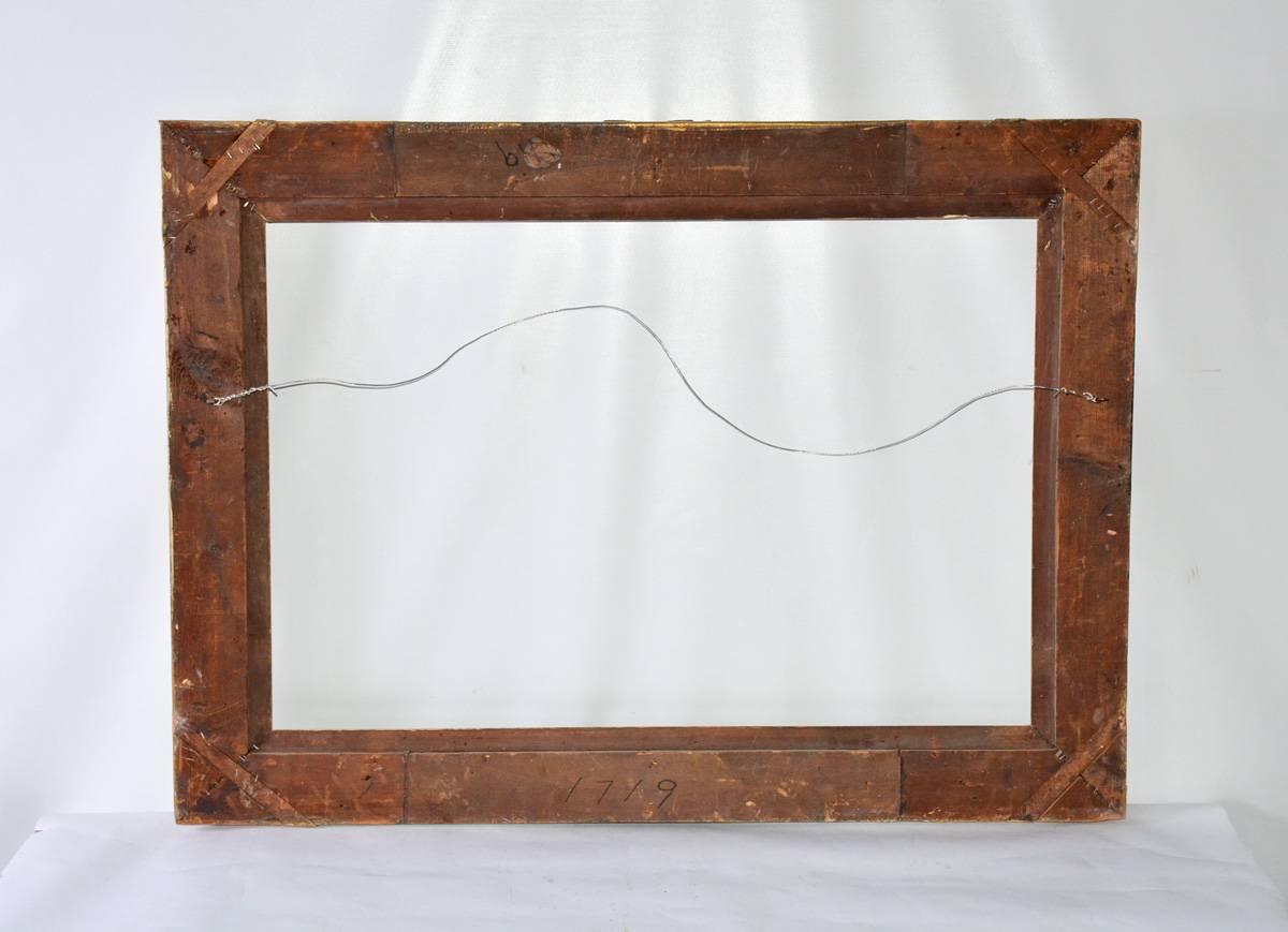 Rococo Vintage French-Style Frame with Molded Leaves