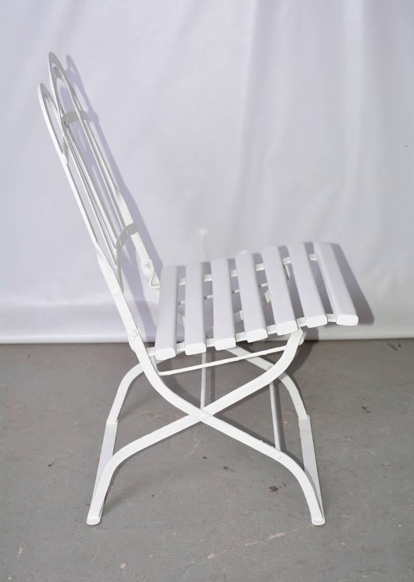 french folding bistro chairs