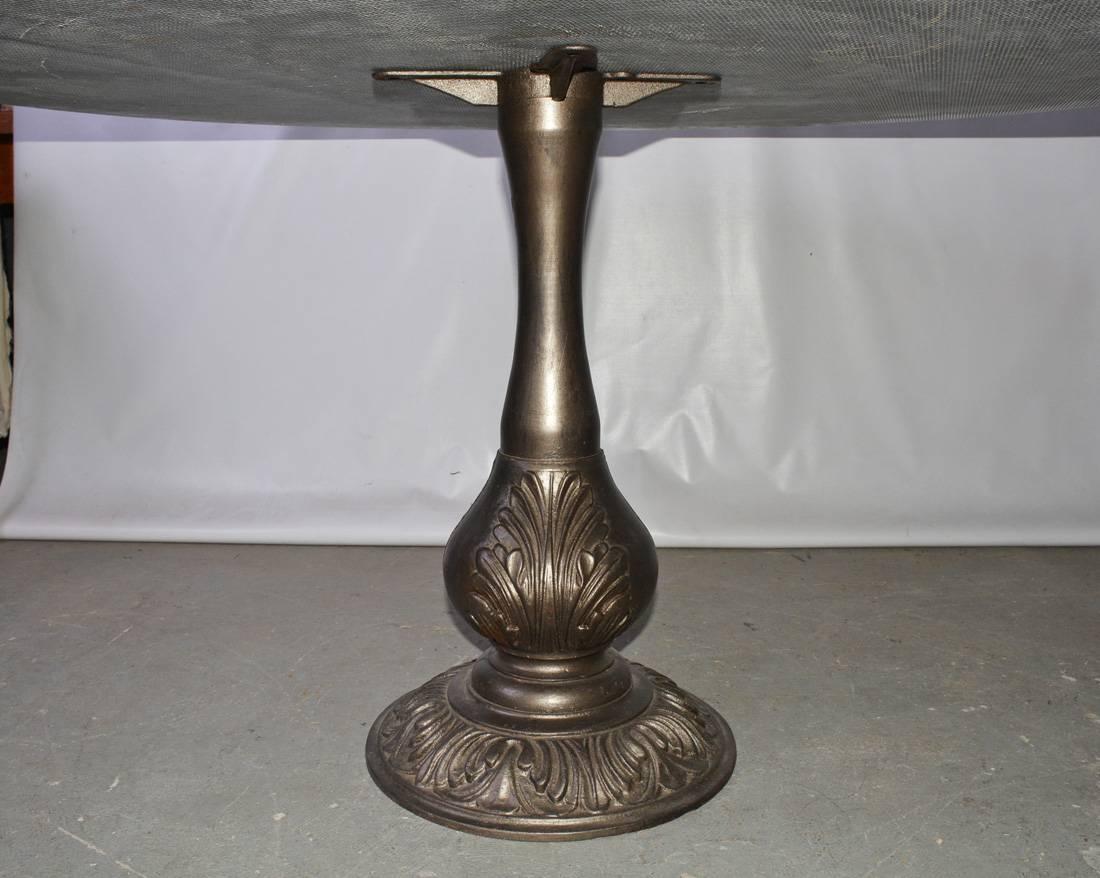 vintage cast iron table base
