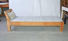 Antique Rustic Provincial Pine Daybed