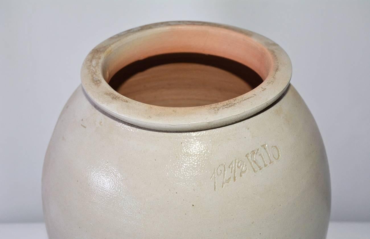Pottery Antique Ceramic Apothecary Jar