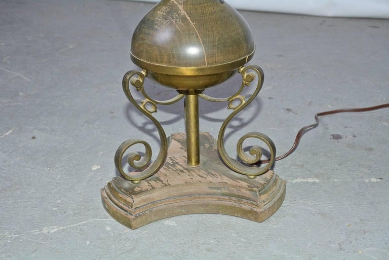 20th Century Antique Table Lamp a la Ancient Torchere For Sale