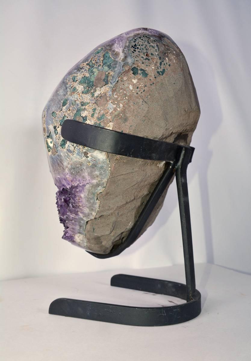 20th Century Impressive Amethyst Geode Sculpture